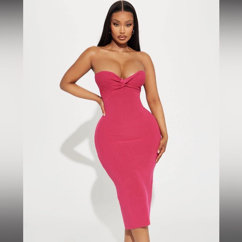 NEW! Pink sweater dress